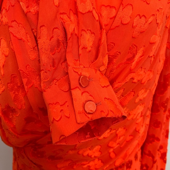 Carolina Herrera Vibrant Orange Dress - Picture 14 of 15